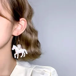 Earrings*Boogzel Clothing Pastel Horse Earrings