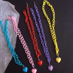 Necklaces & Chokers*Boogzel Clothing Pastel Phase Heart Necklace