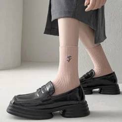 Socks*Boogzel Clothing Pastel Pink Floral Socks