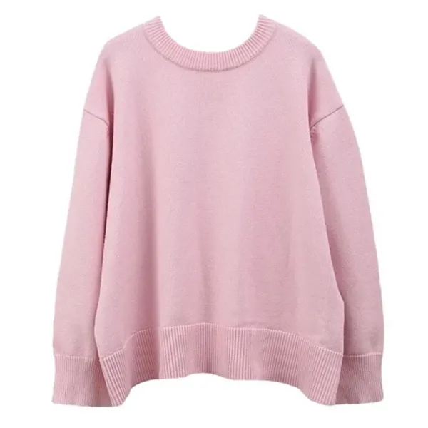 Sweaters*Boogzel Clothing Pastel Oversized Sweater Pink