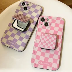 Iphone Cases*Boogzel Clothing Pastel Plaid iPhone Case