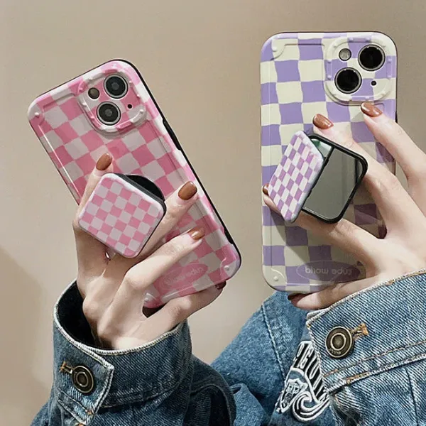 Iphone Cases*Boogzel Clothing Pastel Plaid iPhone Case