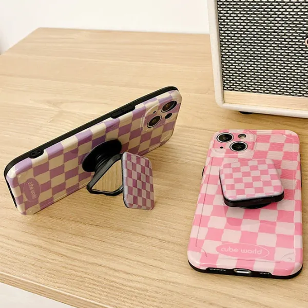 Iphone Cases*Boogzel Clothing Pastel Plaid iPhone Case