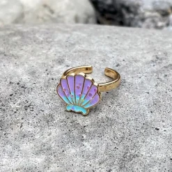 Anxiety Rings|Rings*Boogzel Clothing Pastel Shell Anxiety Ring