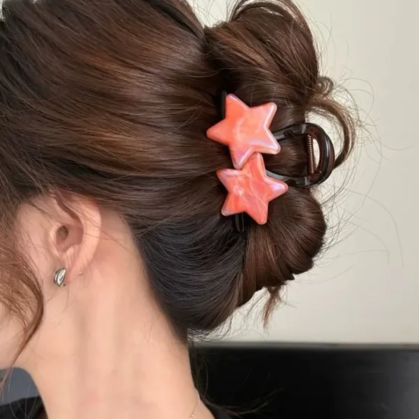 Hair Accessories*Boogzel Clothing Pastel Star Double Hair Claw
