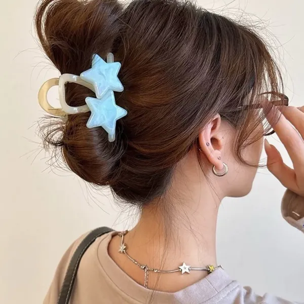 Hair Accessories*Boogzel Clothing Pastel Star Double Hair Claw
