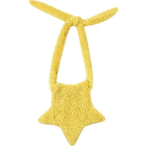 Bags & Purses*Boogzel Clothing Pastel Star-Shaped Fuzzy Bag