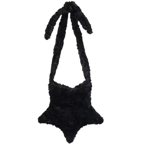 Bags & Purses*Boogzel Clothing Pastel Star-Shaped Fuzzy Bag