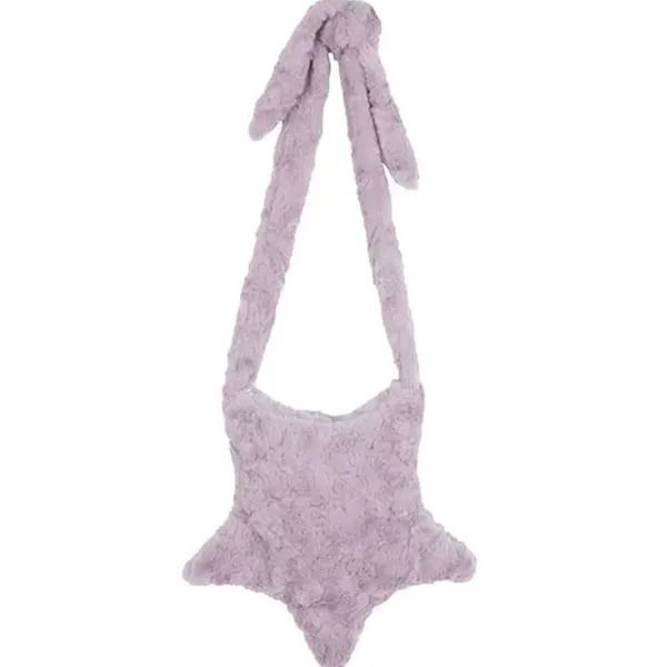 Bags & Purses*Boogzel Clothing Pastel Star-Shaped Fuzzy Bag