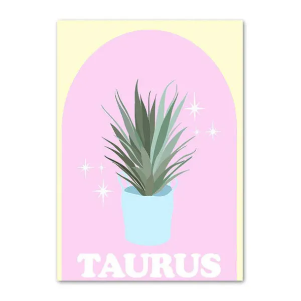 Posters / Tapestry|Aesthetic Room Decor*Boogzel Clothing Pastel Zodiac Signs Canvas Poster