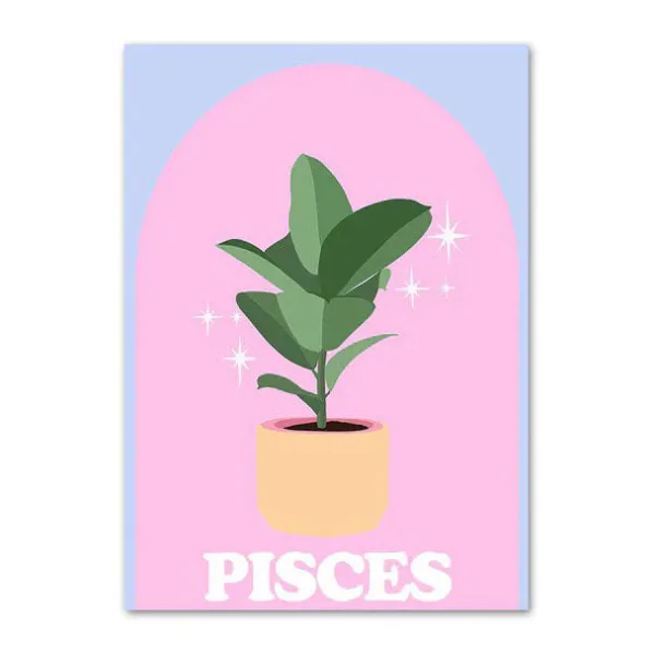 Posters / Tapestry|Aesthetic Room Decor*Boogzel Clothing Pastel Zodiac Signs Canvas Poster