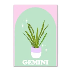 Posters / Tapestry|Aesthetic Room Decor*Boogzel Clothing Pastel Zodiac Signs Canvas Poster