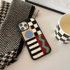 Iphone Cases*Boogzel Clothing Patchwork Embroidered iPhone Case