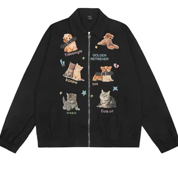 Coats & Jackets*Boogzel Clothing Paws Pet Graphic Jacket