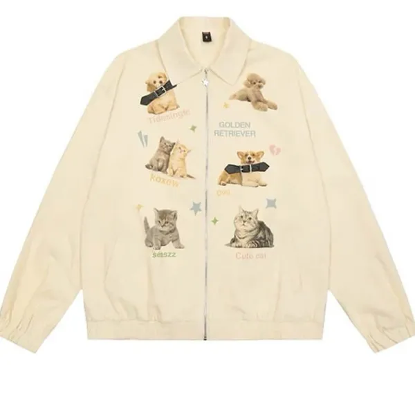 Coats & Jackets*Boogzel Clothing Paws Pet Graphic Jacket