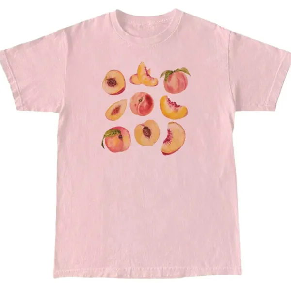 Aesthetic T-Shirts & Graphic Tees*Boogzel Clothing Peach Graphic T-Shirt