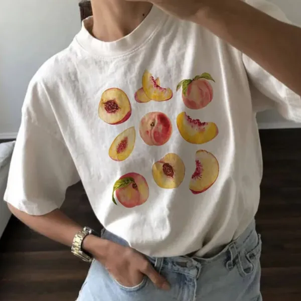Aesthetic T-Shirts & Graphic Tees*Boogzel Clothing Peach Graphic T-Shirt