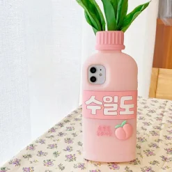 Iphone Cases*Boogzel Clothing Peach Water Bottle iPhone Case Pink