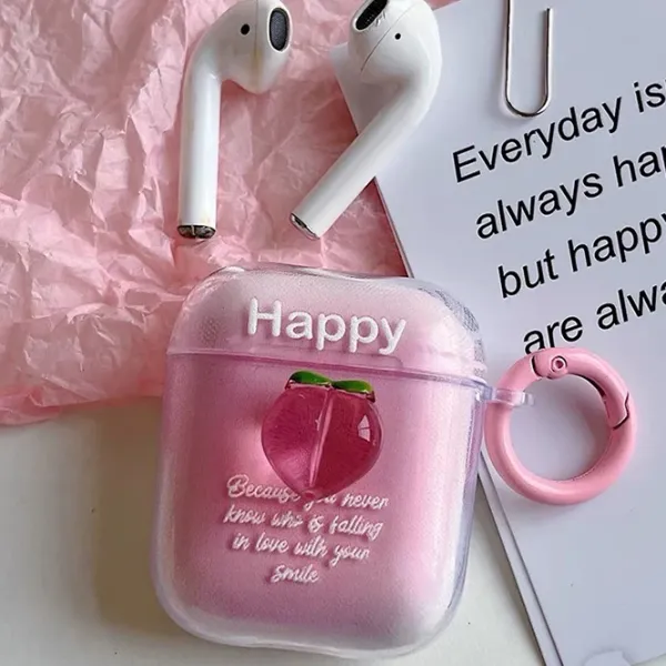 Iphone Cases*Boogzel Clothing Peachy 3D Airpods Case Pink