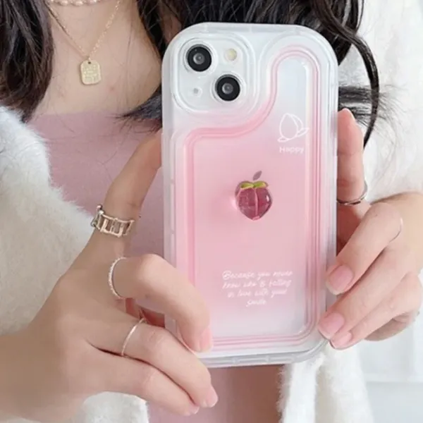 Iphone Cases*Boogzel Clothing Peachy 3D iPhone Case Pink