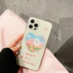 Iphone Cases*Boogzel Clothing Pearl Heart Bunny iPhone Case