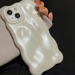 Iphone Cases*Boogzel Clothing Pearlescent Minimalist Aesthetic iPhone Case White