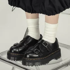Classics|Boots / Platform Boots*Boogzel Clothing Personal Growth Buckle Shoes Black