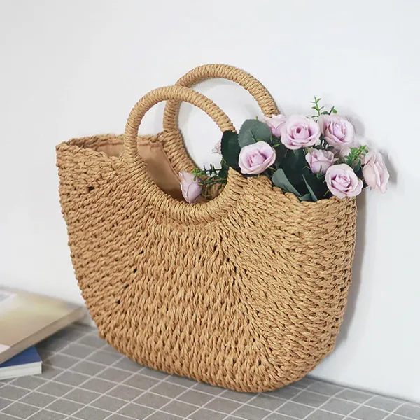 Bags & Purses*Boogzel Clothing Picnic Time Cottagecore Straw Bag