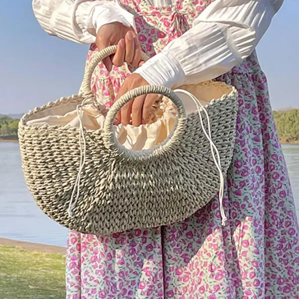 Bags & Purses*Boogzel Clothing Picnic Time Cottagecore Straw Bag