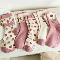 Socks*Boogzel Clothing Pink Aesthetic Socks