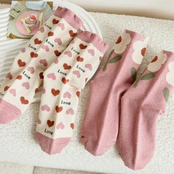 Socks*Boogzel Clothing Pink Aesthetic Socks