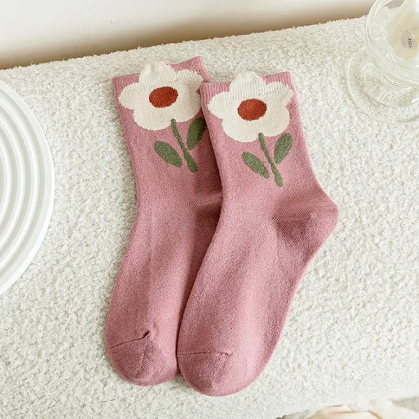 Socks*Boogzel Clothing Pink Aesthetic Socks