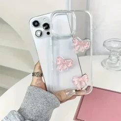 Iphone Cases*Boogzel Clothing Pink Bows iPhone Case Clear