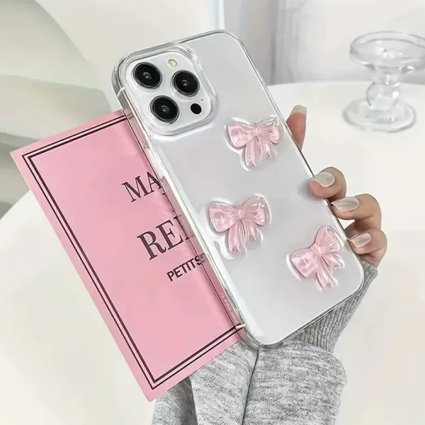 Iphone Cases*Boogzel Clothing Pink Bows iPhone Case Clear