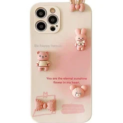 Iphone Cases*Boogzel Clothing Bunnies iPhone Case Pink