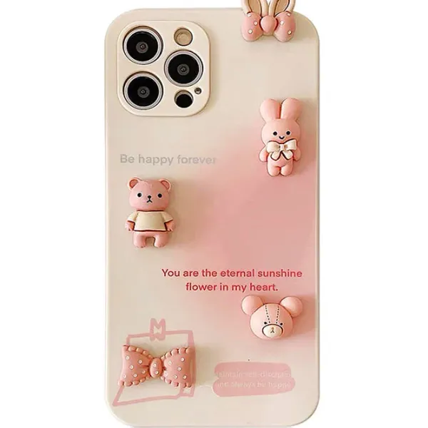 Iphone Cases*Boogzel Clothing Bunnies iPhone Case Pink