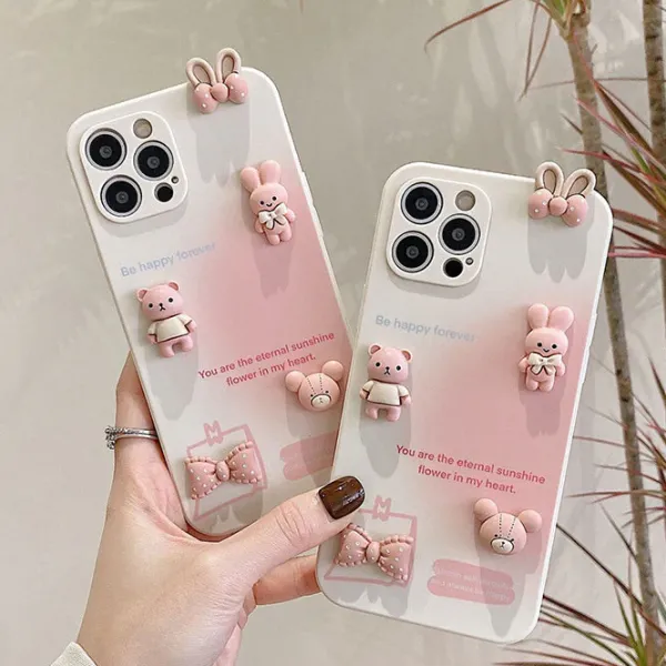 Iphone Cases*Boogzel Clothing Bunnies iPhone Case Pink