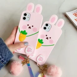 Iphone Cases*Boogzel Clothing Bunny iPhone Case Pink