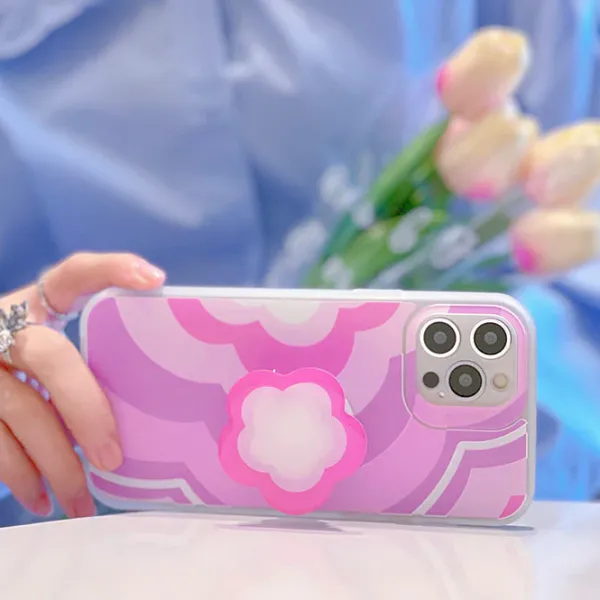 Iphone Cases*Boogzel Clothing Flower Holder iPhone Case Pink