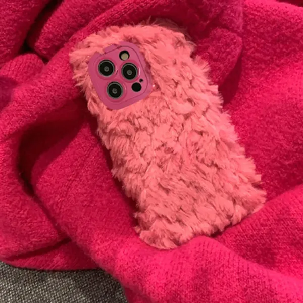 Iphone Cases*Boogzel Clothing Fuzzy iPhone Case Pink