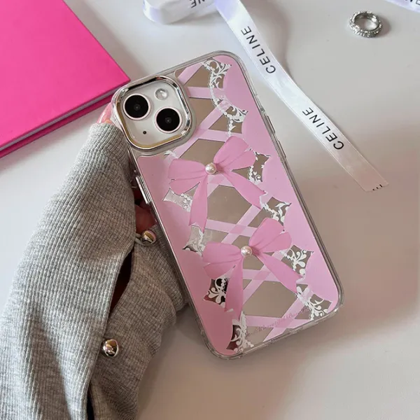 Iphone Cases*Boogzel Clothing Lace Up iPhone Case Pink