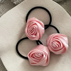 Hair Accessories*Boogzel Clothing Rose Scrunchie Pink