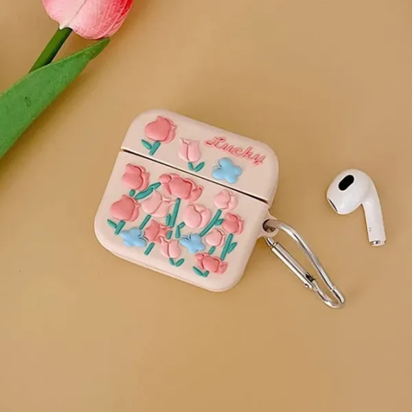 Iphone Cases*Boogzel Clothing Roses AirPods Case Pink