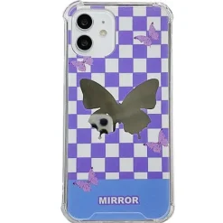 Iphone Cases*Boogzel Clothing Plaid Butterfly Mirror iPhone Case