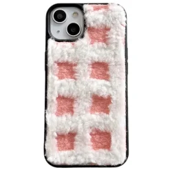 Iphone Cases*Boogzel Clothing Plaid Fuzzy iPhone Case