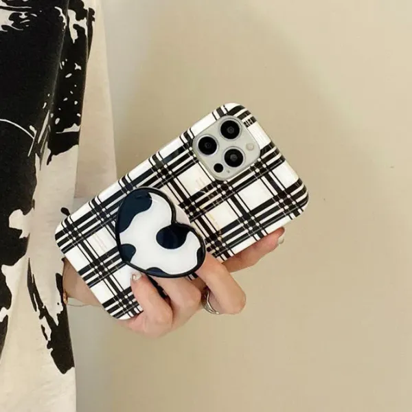Iphone Cases*Boogzel Clothing Plaid Heart iPhone Case