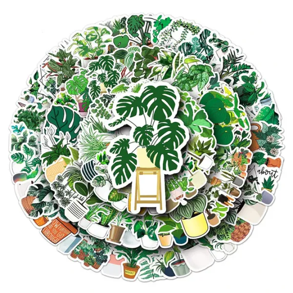 Aesthetic Room Decor*Boogzel Clothing Plant Mom Aesthetic 50 pcs Sticker Pack