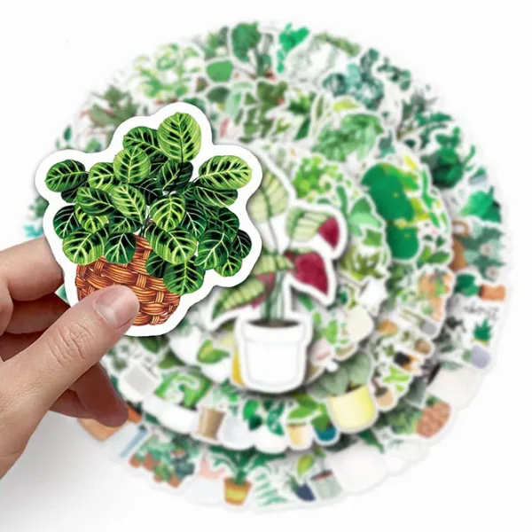 Aesthetic Room Decor*Boogzel Clothing Plant Mom Aesthetic 50 pcs Sticker Pack