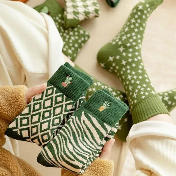 Socks*Boogzel Clothing Plant Mom Aesthetic Socks
