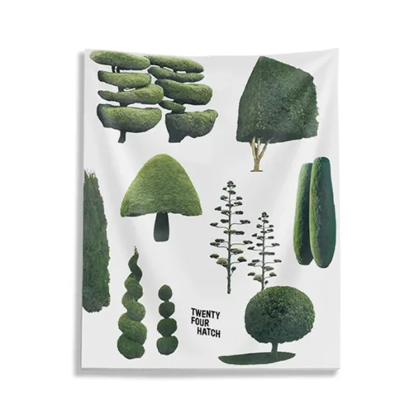 Posters / Tapestry*Boogzel Clothing Plant Mom Aesthetic Trees Wall Tapestry